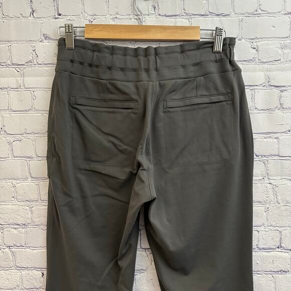 Athleta Headlands Hybrid Pants Gray Zipper Pockets Size 10T Workout Hiking - Picture 4 of 7